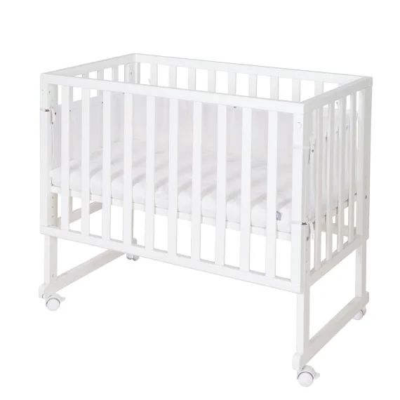 Berceau Cododo 3en1 Avec Matelas Et Accessoires Sternenzauber Grau Blanc