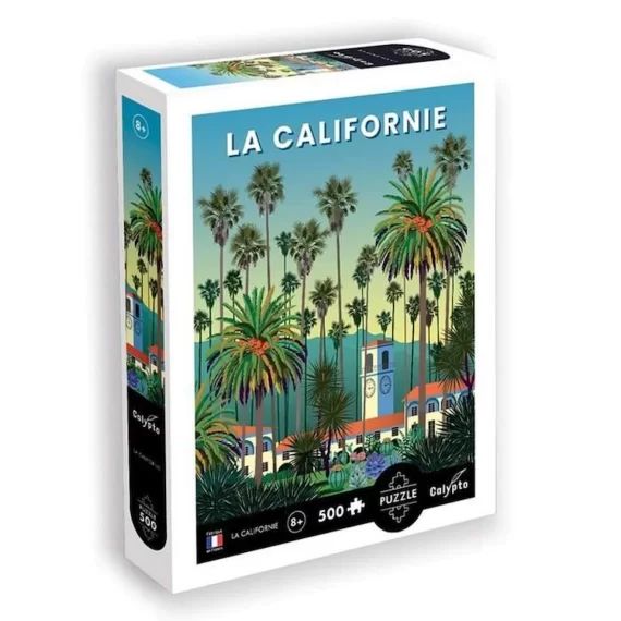 Puzzle 500 pièces : La Californie blanc