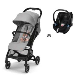 Poussette Cybex Beezy – Lava Grey + Coque Auto Aton 5 – Deep Black (2022)