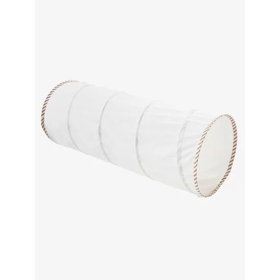 Tunnel de jeu en tissu écru
