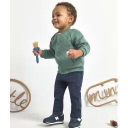 Pantalon chino bleu marine bébé garçon –  – Soldes