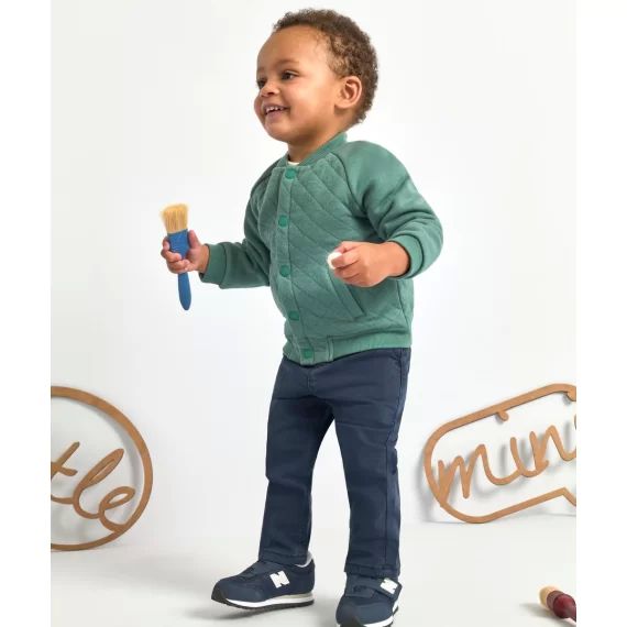 Pantalon chino bleu marine bébé garçon –  – Soldes