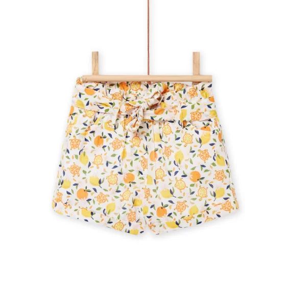 Short Blanc Bébé Fille