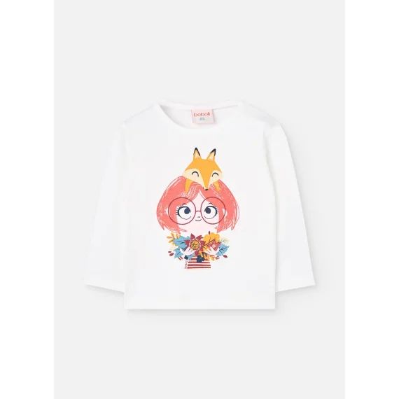 T-shirt Tricot Basic Blanc