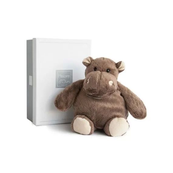 Coffret peluche Hippo La savane (38 cm)