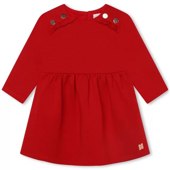 Robe à volants Fille Rouge