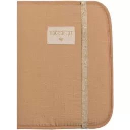 Protège carnet de santé nid d&rsquo;abeille Poema Nude