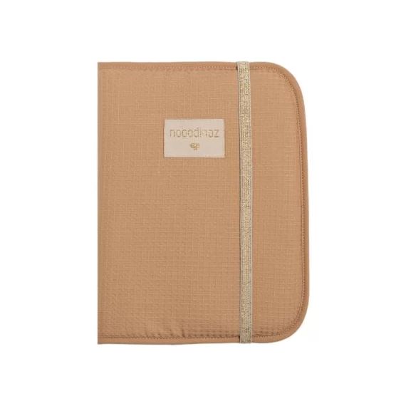Protège carnet de santé nid d&rsquo;abeille Poema Nude