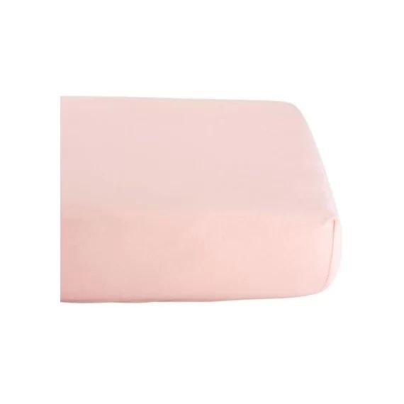 Drap housse en coton bio Rose nude (60 x 120 cm)