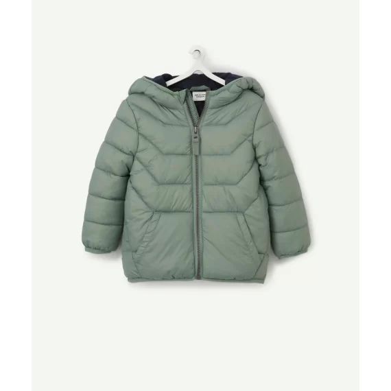 Doudoune matelassée bébé verte en rembourrage recyclé –  – Soldes