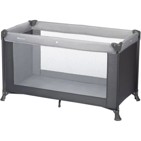 BEBECONFORT Soft dreams Lit bébé, Lit parapluie, De la naissance à 3 ans (jusqu&rsquo;à 15kg), Tinted graphite + sac de transport gris