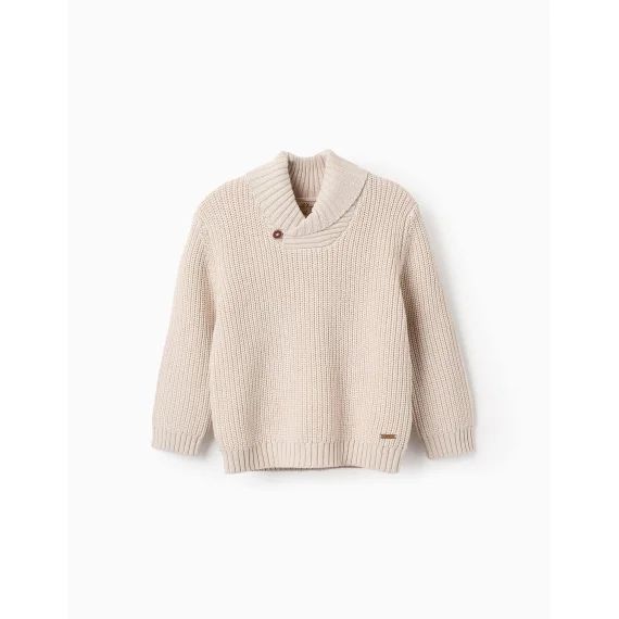 Pull En Maille Avec Col Roulé Brothers & Sisters Gris Clair