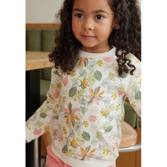 Sweat-shirt Enfant Pivoina Ecru