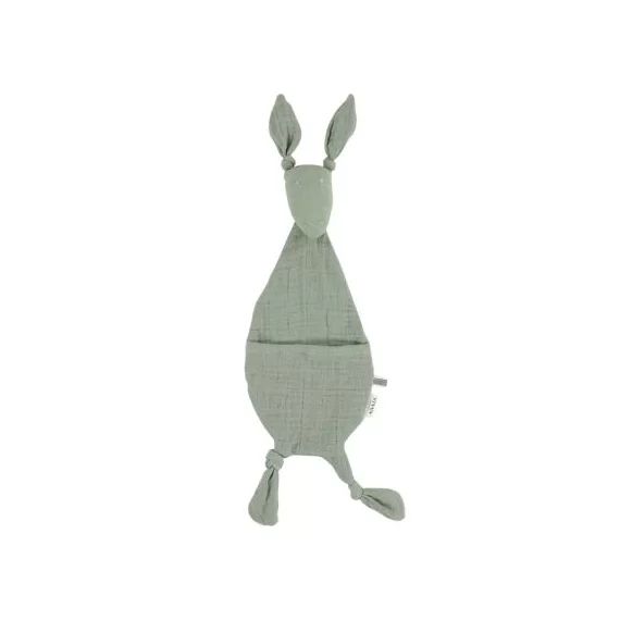 Doudou plat Kangourou Bliss vert olive