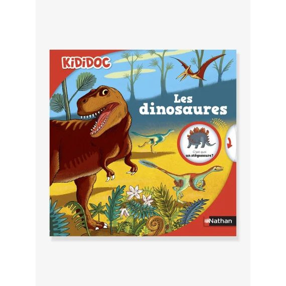 Kididoc – Les dinosaures – Livre animé – NATHAN vert