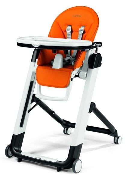 Chaise-Haute 2-en-1 Peg Perego Siesta Follow Me – Arancia