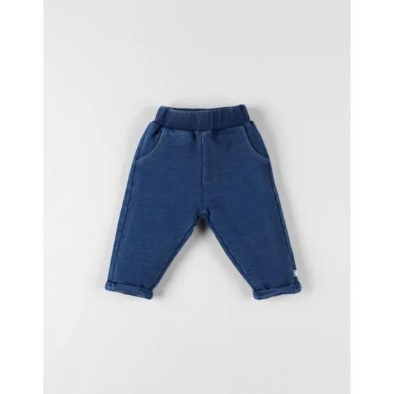 Pantalon Garçon Denim Bleu
