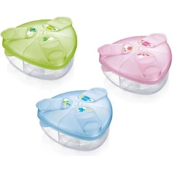 MAM Accessoires pour Biberons Boîte Doseuse de Lait Ivoire vert