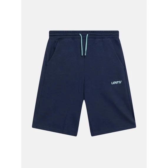 Short Taille Élastique Bleu Foncé