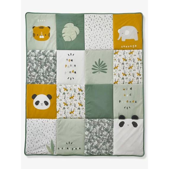 Tapis de sol / Fond de parc patchwork HANOI multicolore