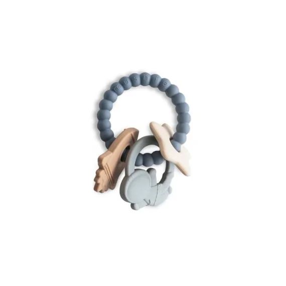 Jouet De Dentition Space Mushie Bleu