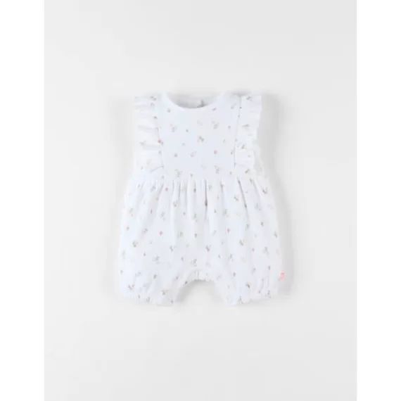 Combishort Fleurie En Jersey Rose