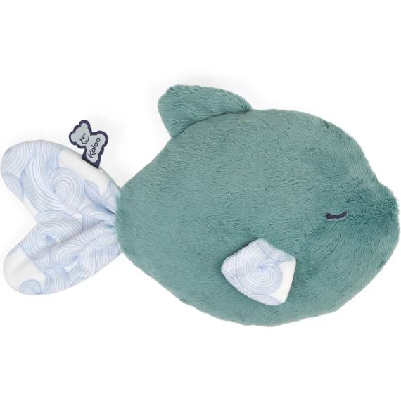 Peluche bouillotte bien-être poisson Petit calme (25 cm)