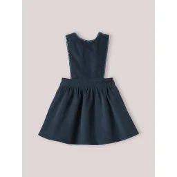 Robe-salopette En Velours Nuit