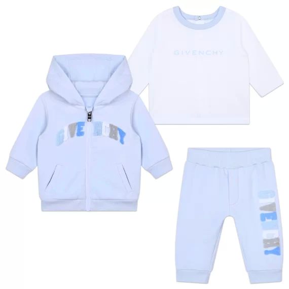 Ensemble 3 pièces molletonné UNISEXE Bleu