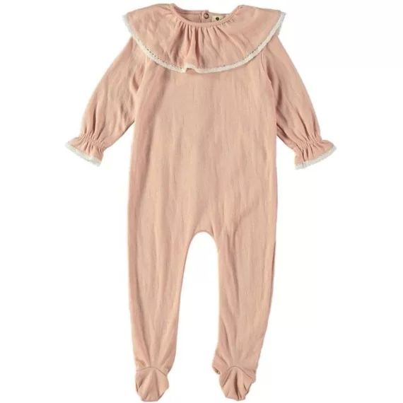 Pyjama bébé Ballerine avec dentelle rose