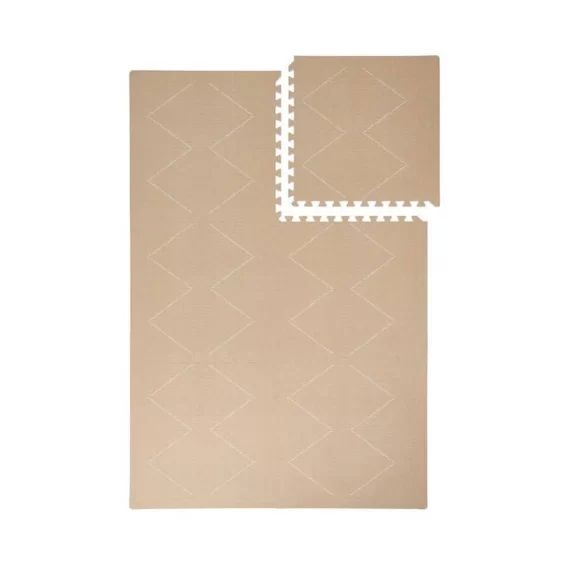 Tapis De Jeu Prettier Puzzle Toddlekind Beige – Taille 120x180cm – Mousse Eco-responsable Eva Beige