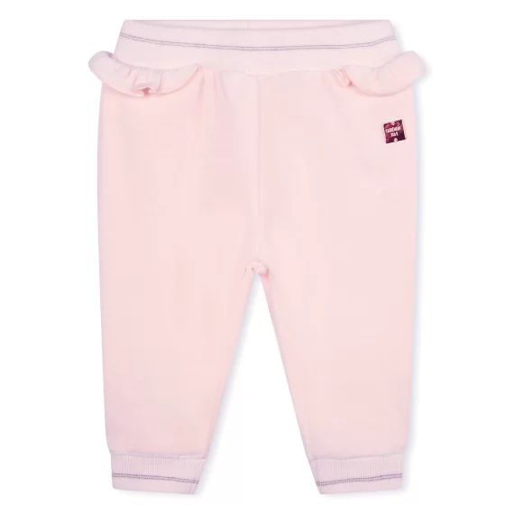 Pantalon en velours Fille Rose