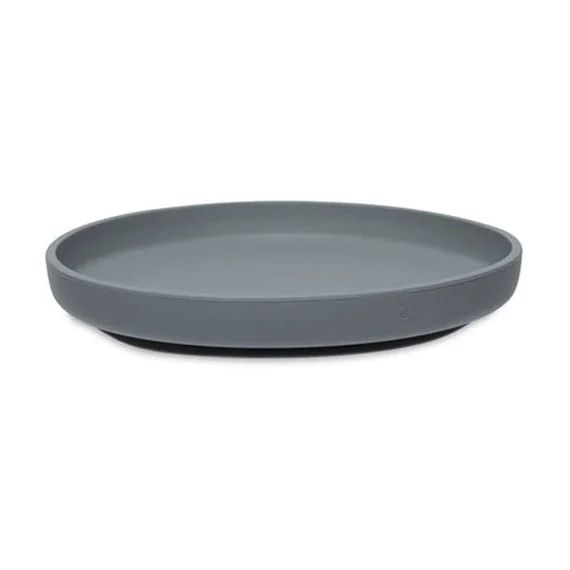 Assiette Bébé En Silicone Gris