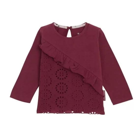 T-shirt Manches Longues Fille Himalaya Rose