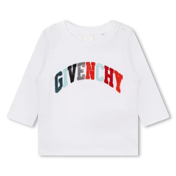 T-shirt à manches longues Garçon Blanc