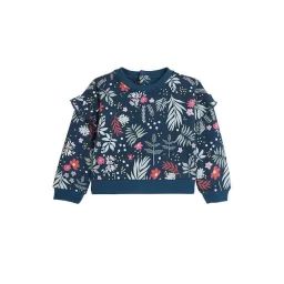 Sweat-shirt En Molleton Bébé Fille Lina Bleu