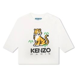 T-shirt en coton imprimé UNISEXE Blanc