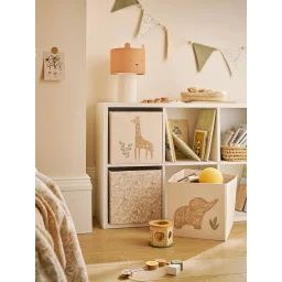 Lot de 3 bacs de rangement BABYLON beige