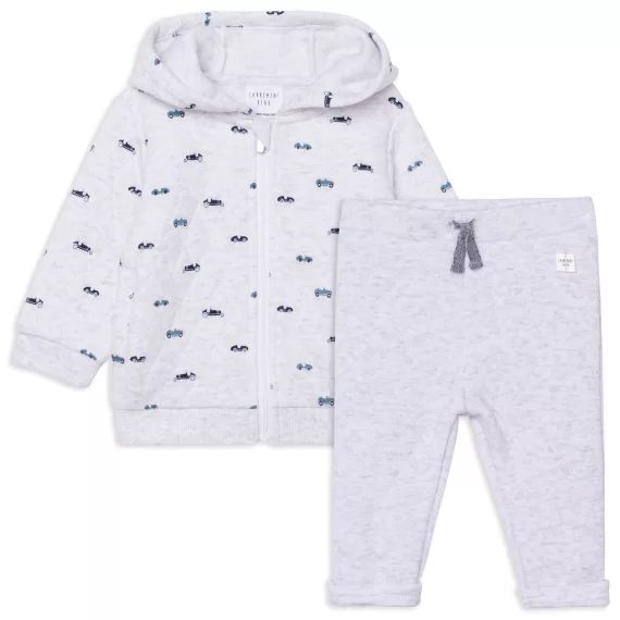 Ensemble jogging en molleton Garçon Gris
