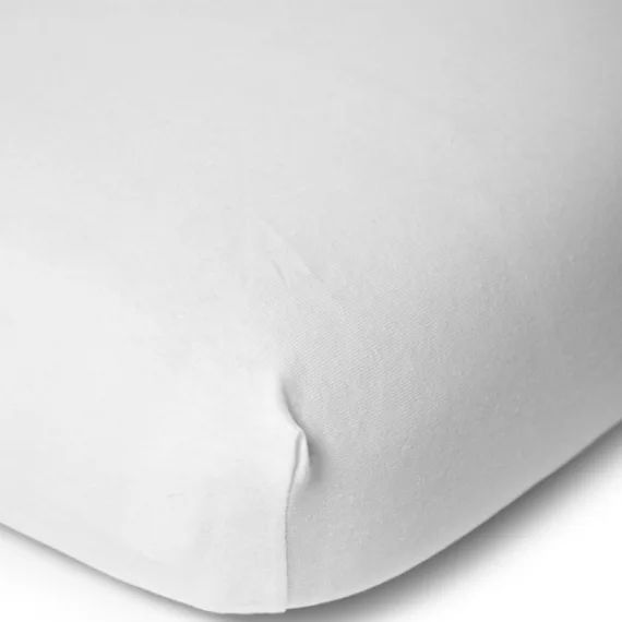 Drap housse pour berceau cododo en coton bio blanc (90 x 50 cm)