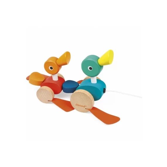 Jouet à tirer Canards