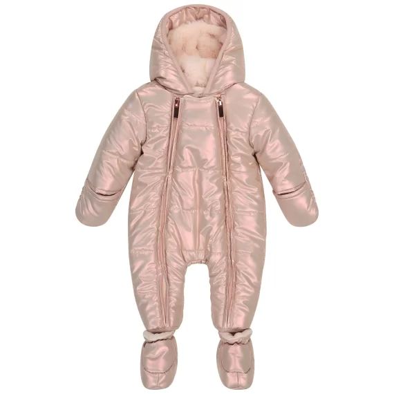 Combinaison pilote déperlante Fille Rose