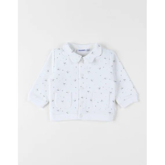 Cardigan Coton Blanc
