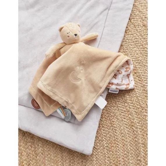 Doudou jour & nuit Kendi en Veloudoux® – NOUKIE&rsquo;S – Mixte – Bébé – Blanc – 3 ans – Non – Doudou blanc