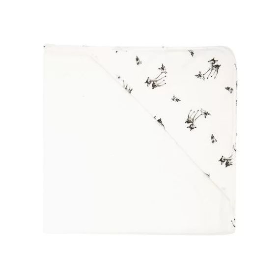 Cape de bain faon Colette écrue (80 x 80 cm)