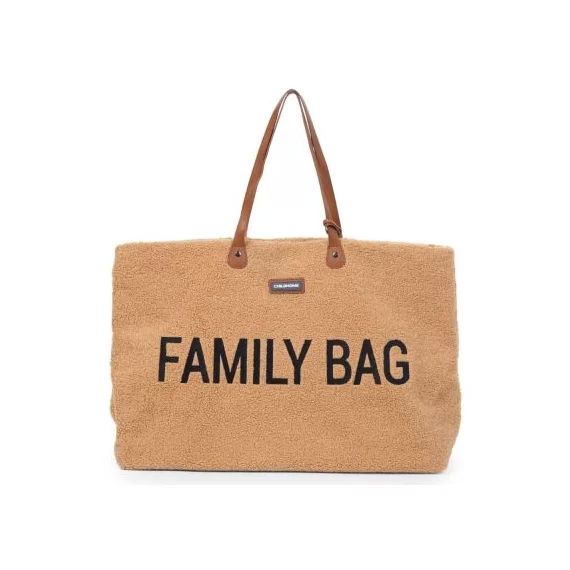 Sac à anses Family bag Teddy beige
