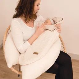 Coussin de grossesse et nid d&rsquo;ange 2 en 1 Soft Nova beige