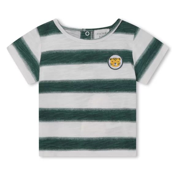 T-shirt manches courtes coton Garçon Vert