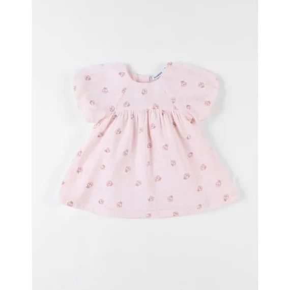 Robe À Imprimé Fleuri Clair Rose