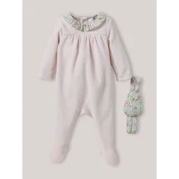 Dors-bien En Velours, Tissu Liberty + Doudou Liberty Lilibet
